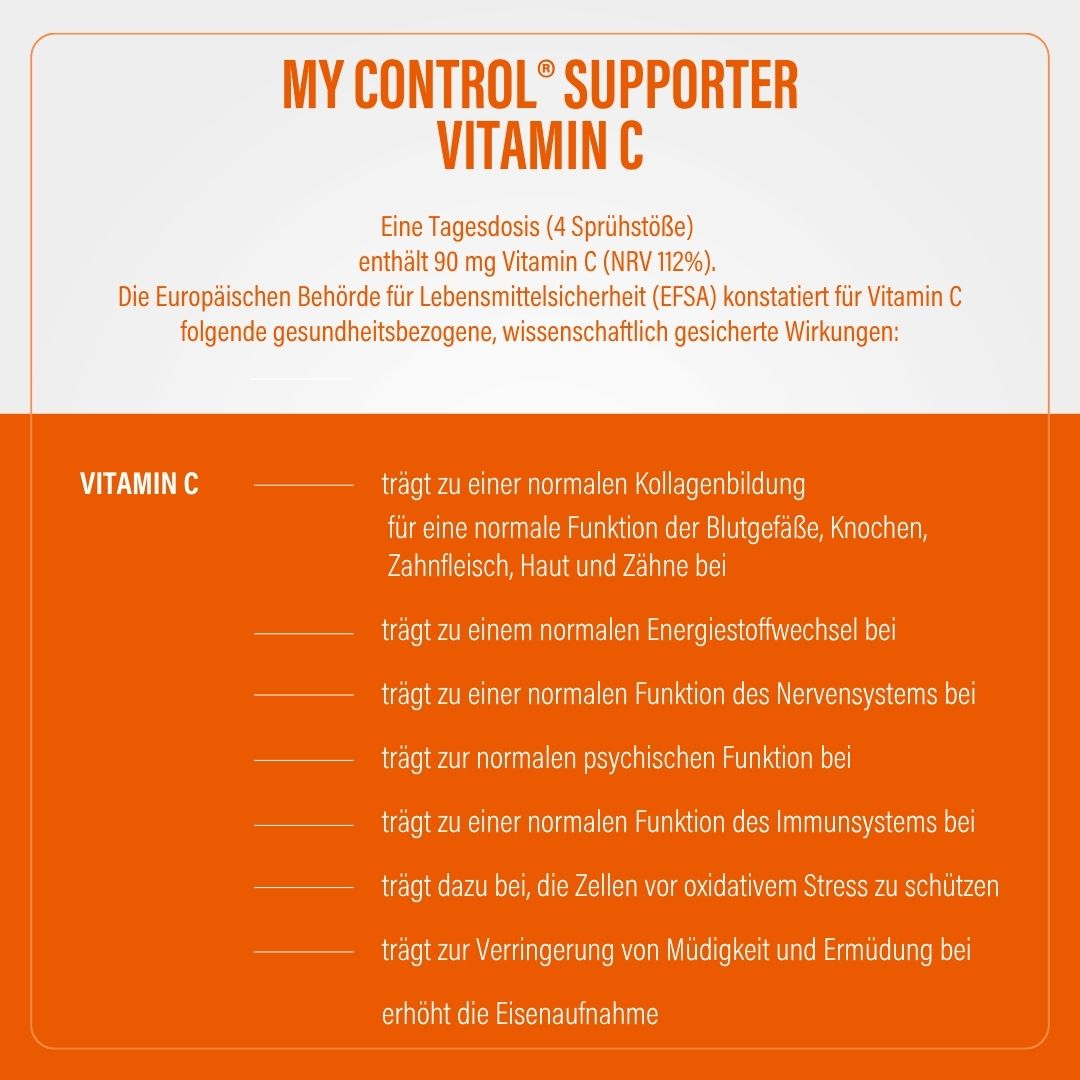 my Control® Vitality Supporter Vitamin C Spray - 30 ml