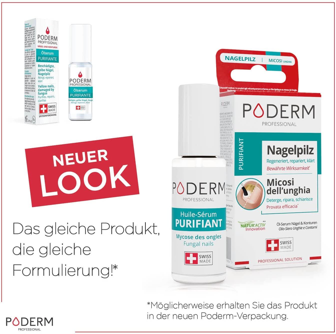 PODERM - NAGELPILZ-BEHANDLUNG Mit der Kraft antimykotischer, reparierender, reinigender