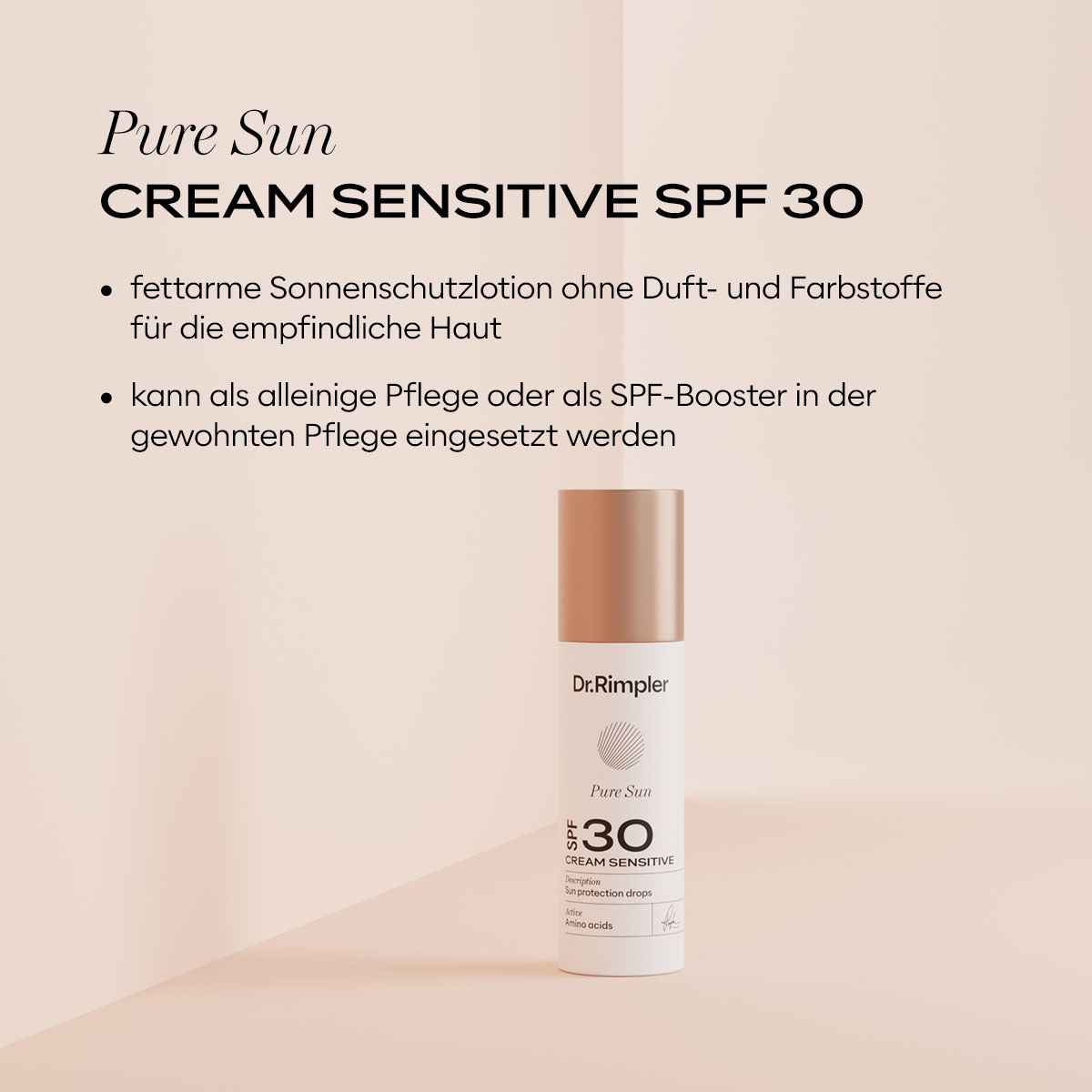Dr. Rimpler Pure Sun CREAM SENSITIVE SPF 30
