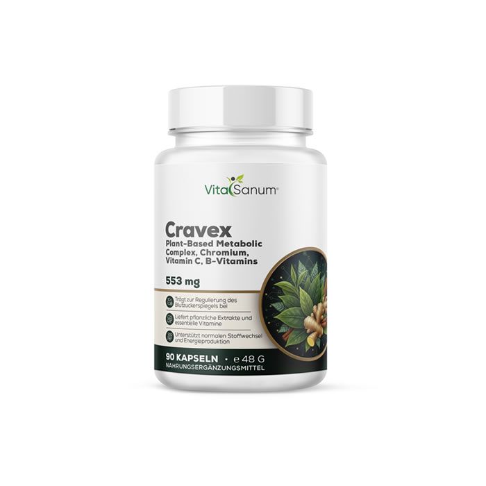 VitaSanum® Cravex - per glicemia, energia & metabolismo