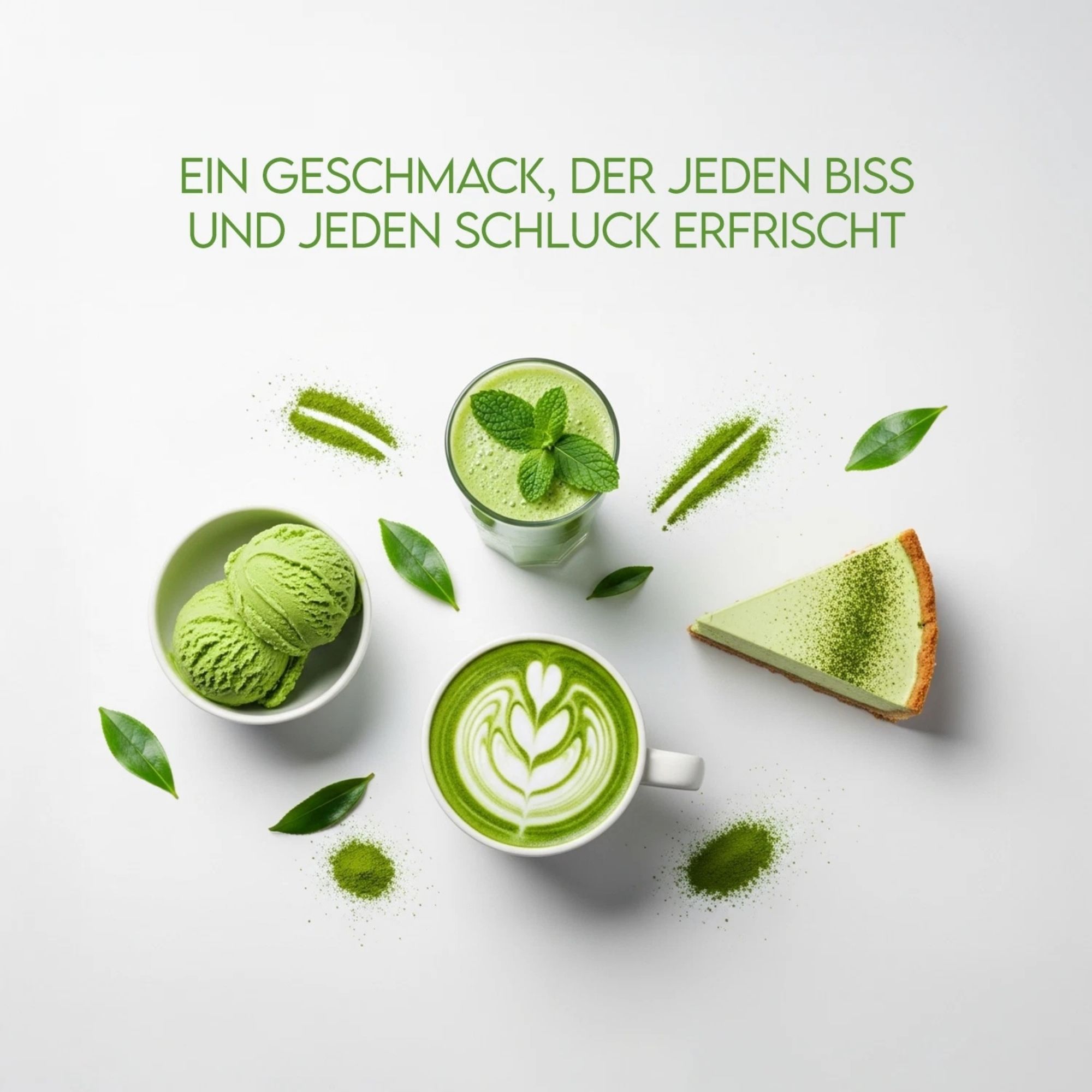 Premium Japanese Matcha Grüner Tee mit Erdbeeraroma
