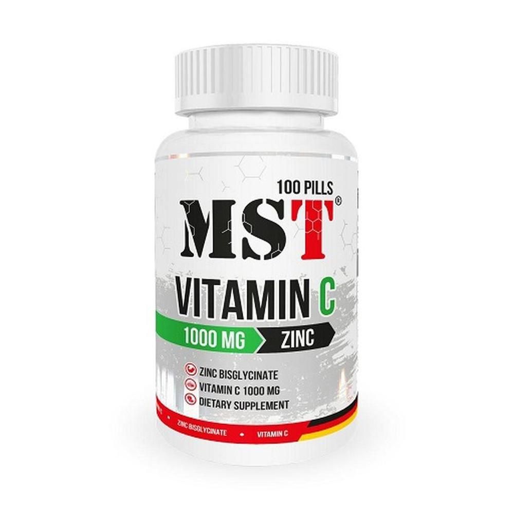 MST Vitamin C 0 + Zinc Pillen 100 St Tabletten