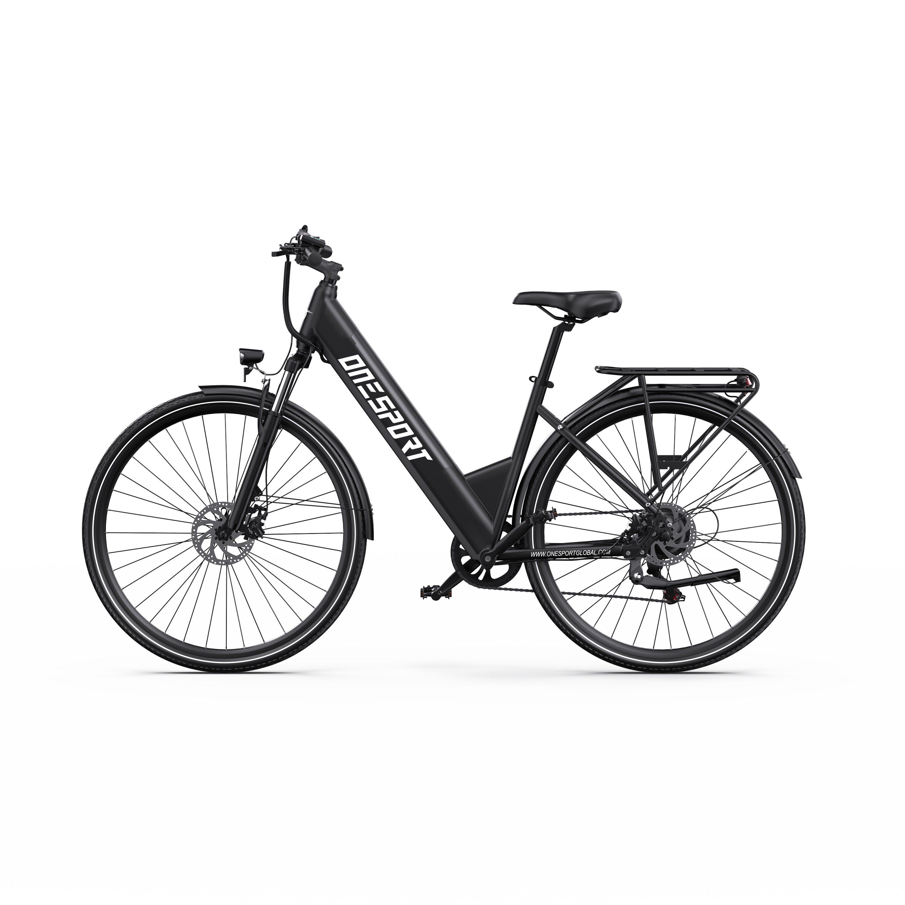 ONESPORT OT12 27,5" City-E-Bike, 36V 13Ah Akku, App-Unterstützung