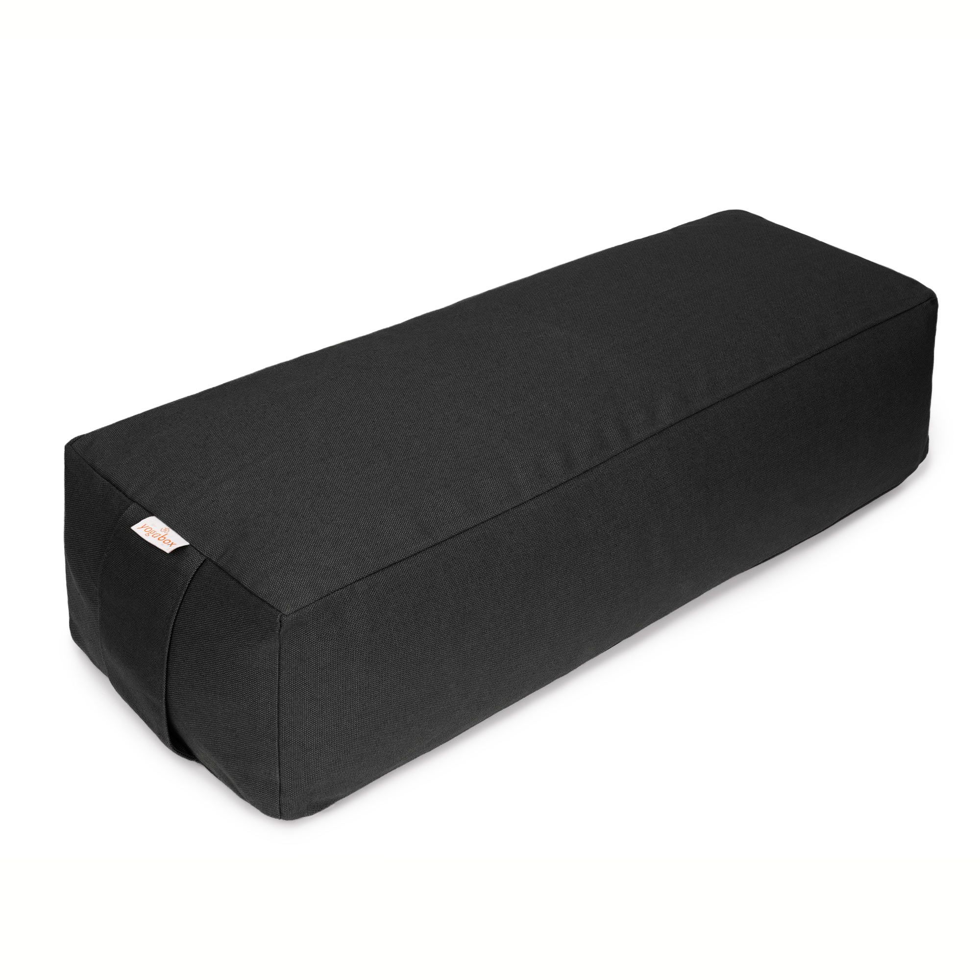 yogabox Yoga und Pilates Rechteckbolster Basic - schwarz 60 x 20 14,0 cm 1 St