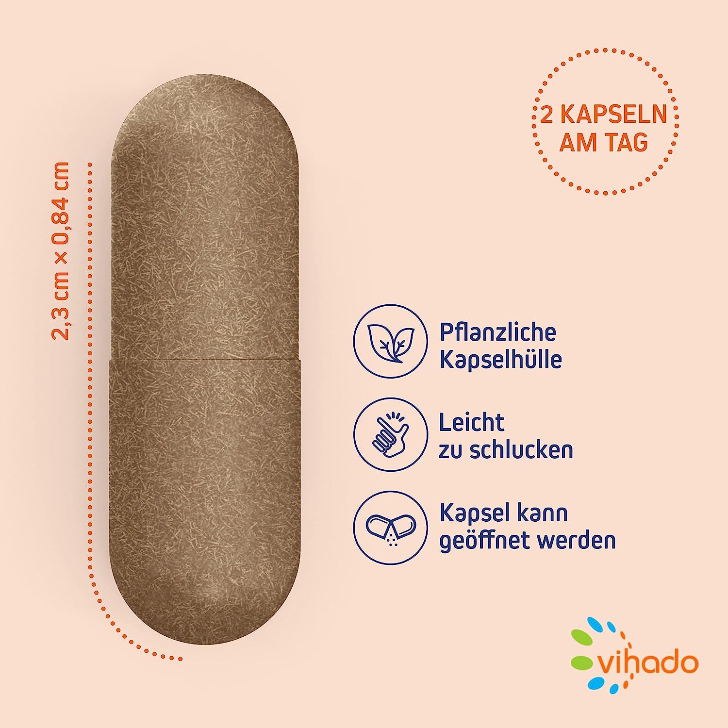 Vihado Cellucell Bindegewebe Tabletten - Cellulite Orangenhaut