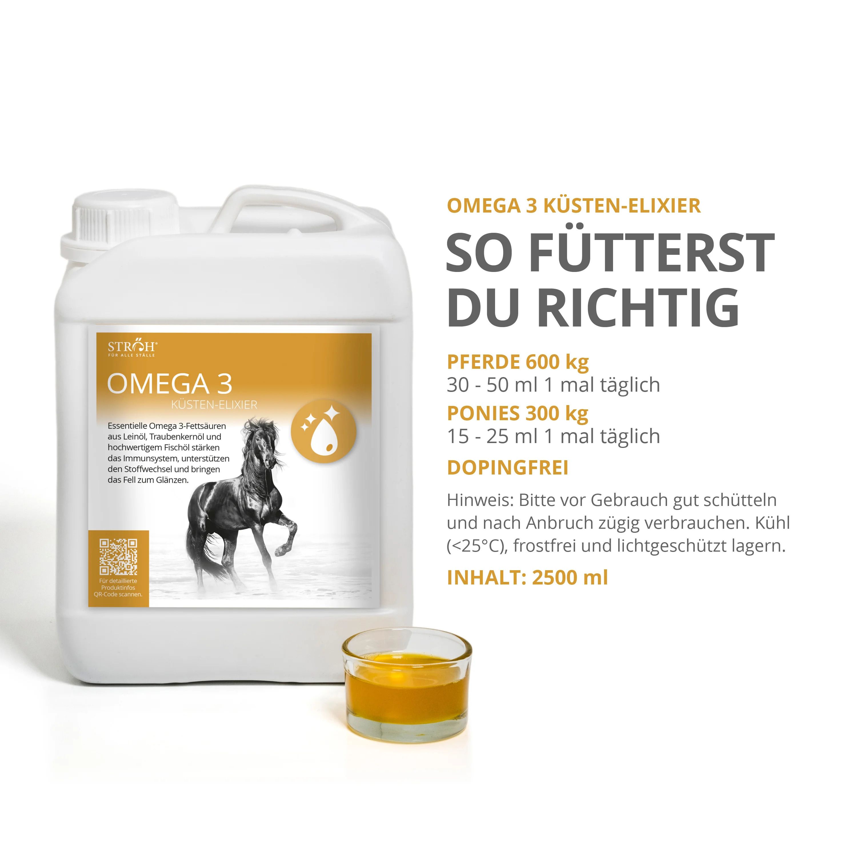 STRÖH - Omega 3 -  Kanister
