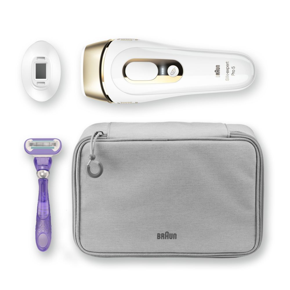 Braun - IPL System "Silk-expert Pro  IPL PL5117" in Weiß und Gold