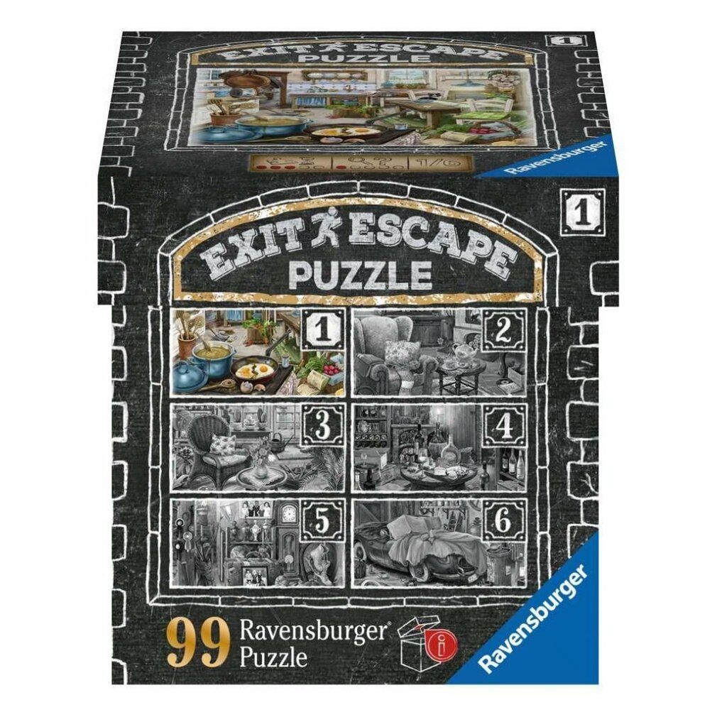 ravensburger Escape exit puzzle Haunted Mansion 1: In der küche 99 Teile