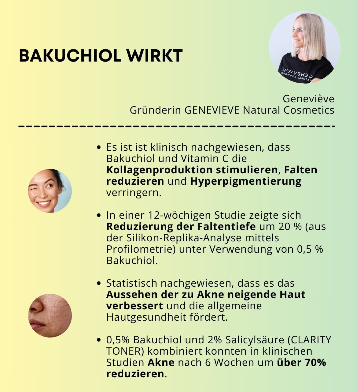 GENEVIEVE - BAKUCHIOL DELUXE & VIT C MINI 5ML Pflege-Serum