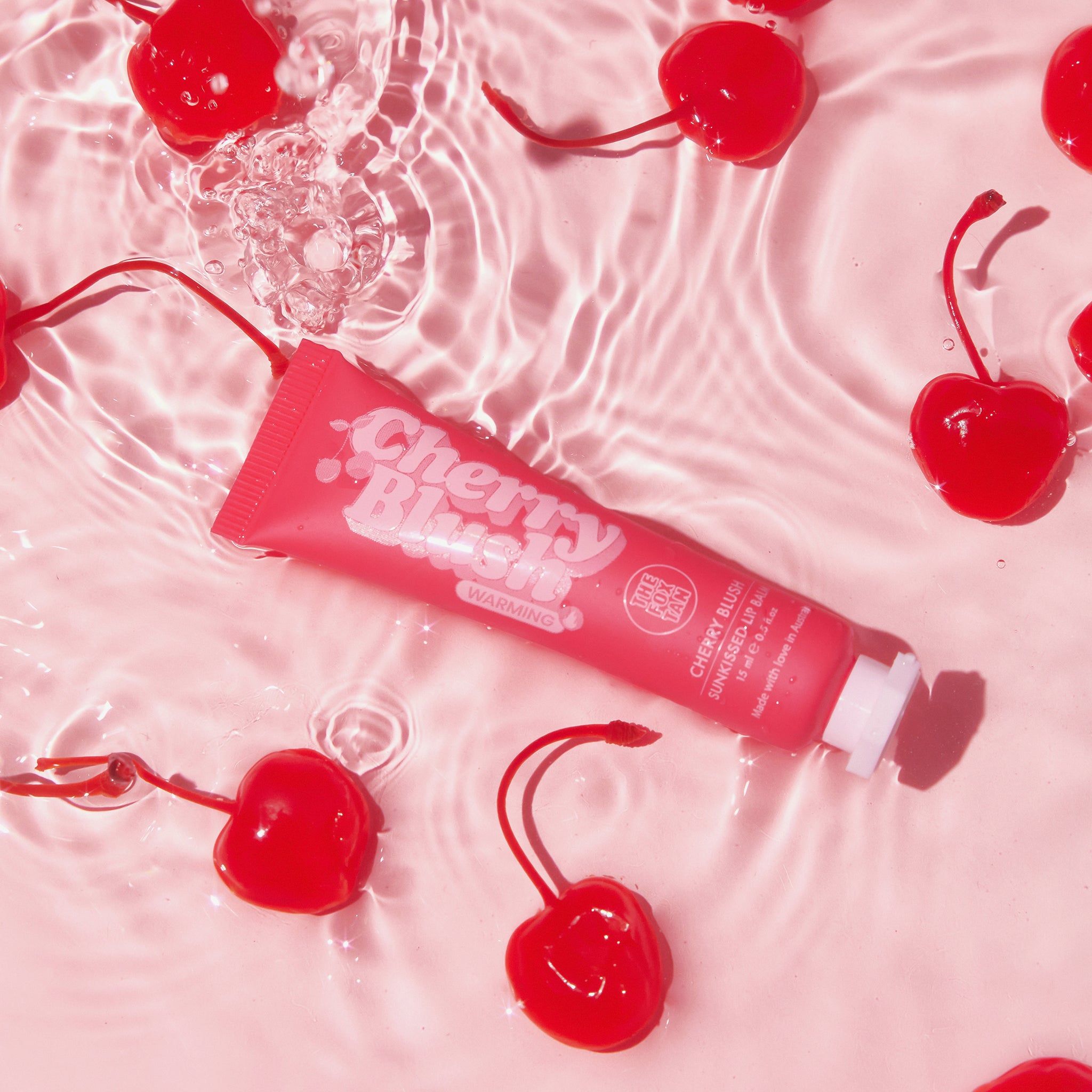 The Fox Tan Cherry Blush Sunkissed Lip Balm