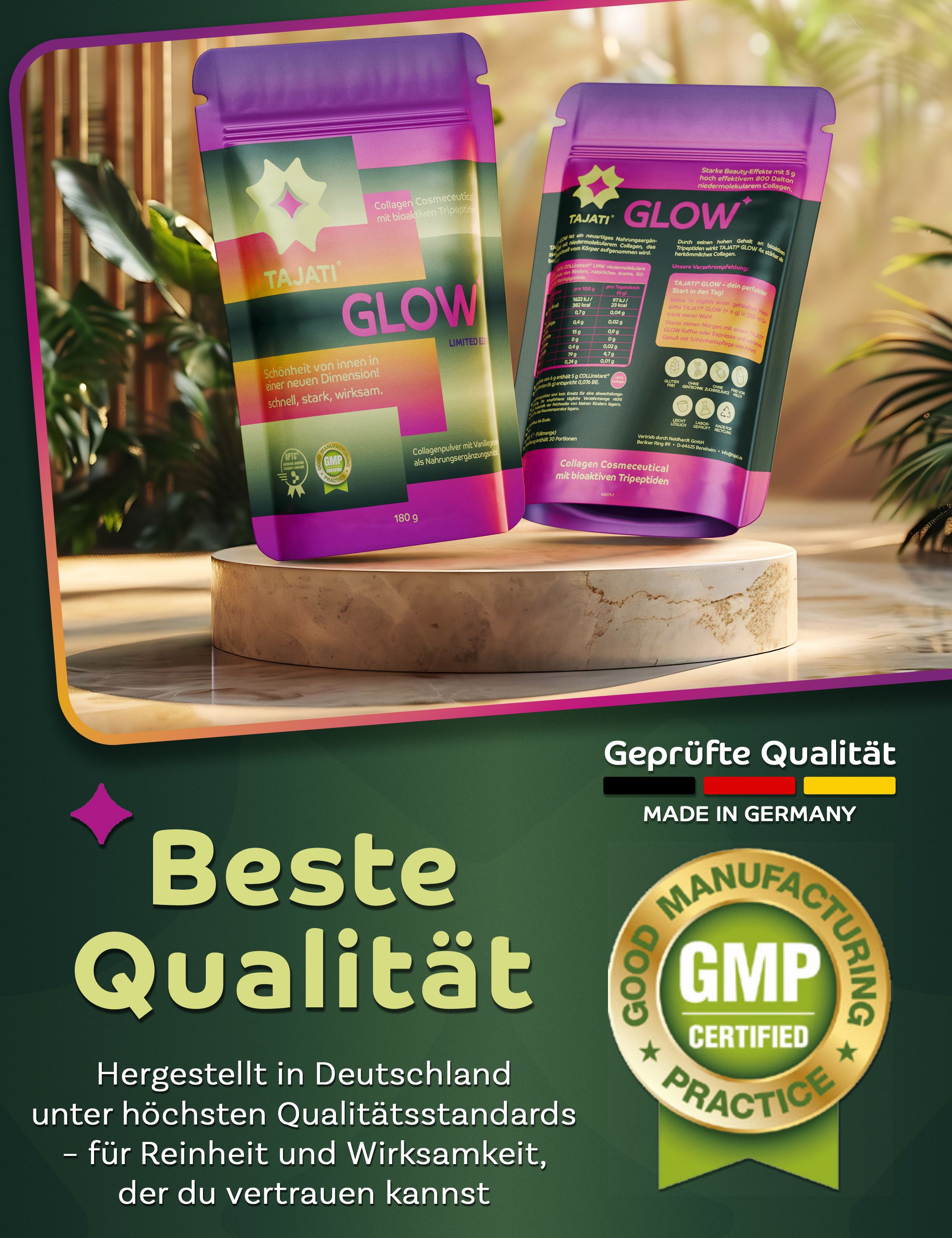 TAJATI® Glow Kollagen – COLLinstant® Bovine LMW