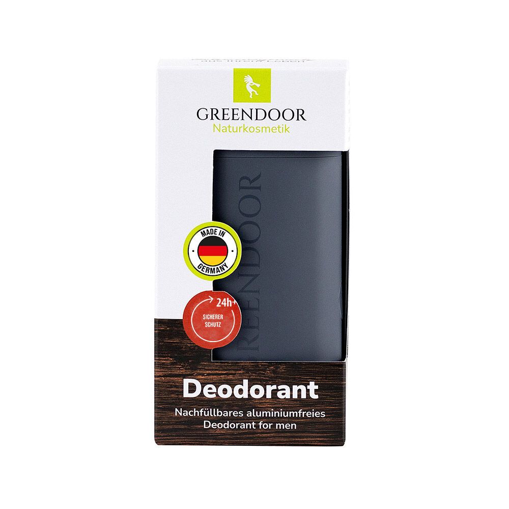 GREENDOOR Deodorant for men, aluminiumfrei, Nachfüllbar. Made in Germany.