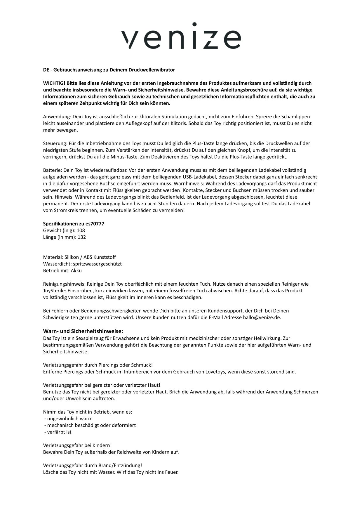 Lumunu Silikon Klitorissauger "Traumtänzer" + Klitorisgel
