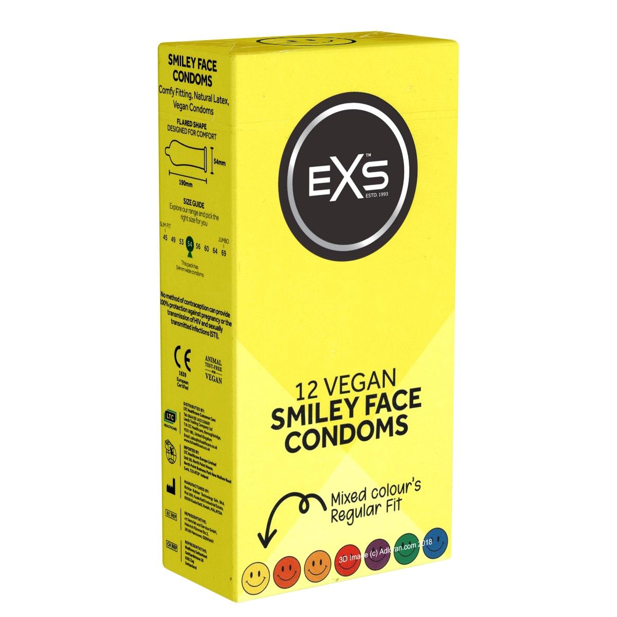 EXS *Smiley Face* 12 St Kondome