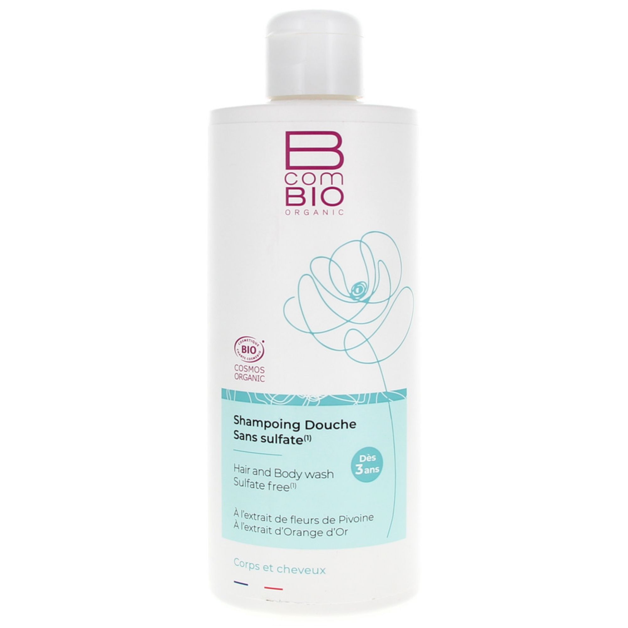 BcomBIO Shampoo Dusche Ohne Sulfat Bio 19x6,8x6,8 cm