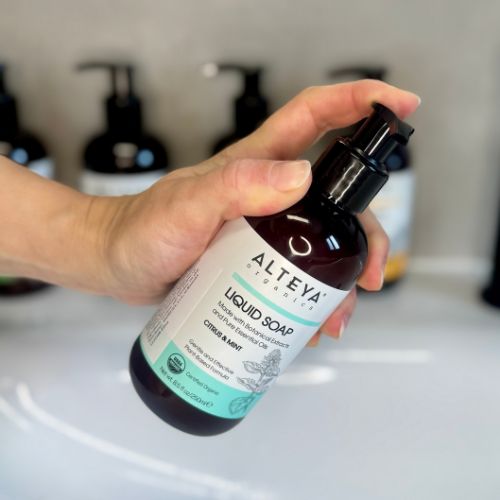Alteya Organics Citrus und Minze Flüssigseife