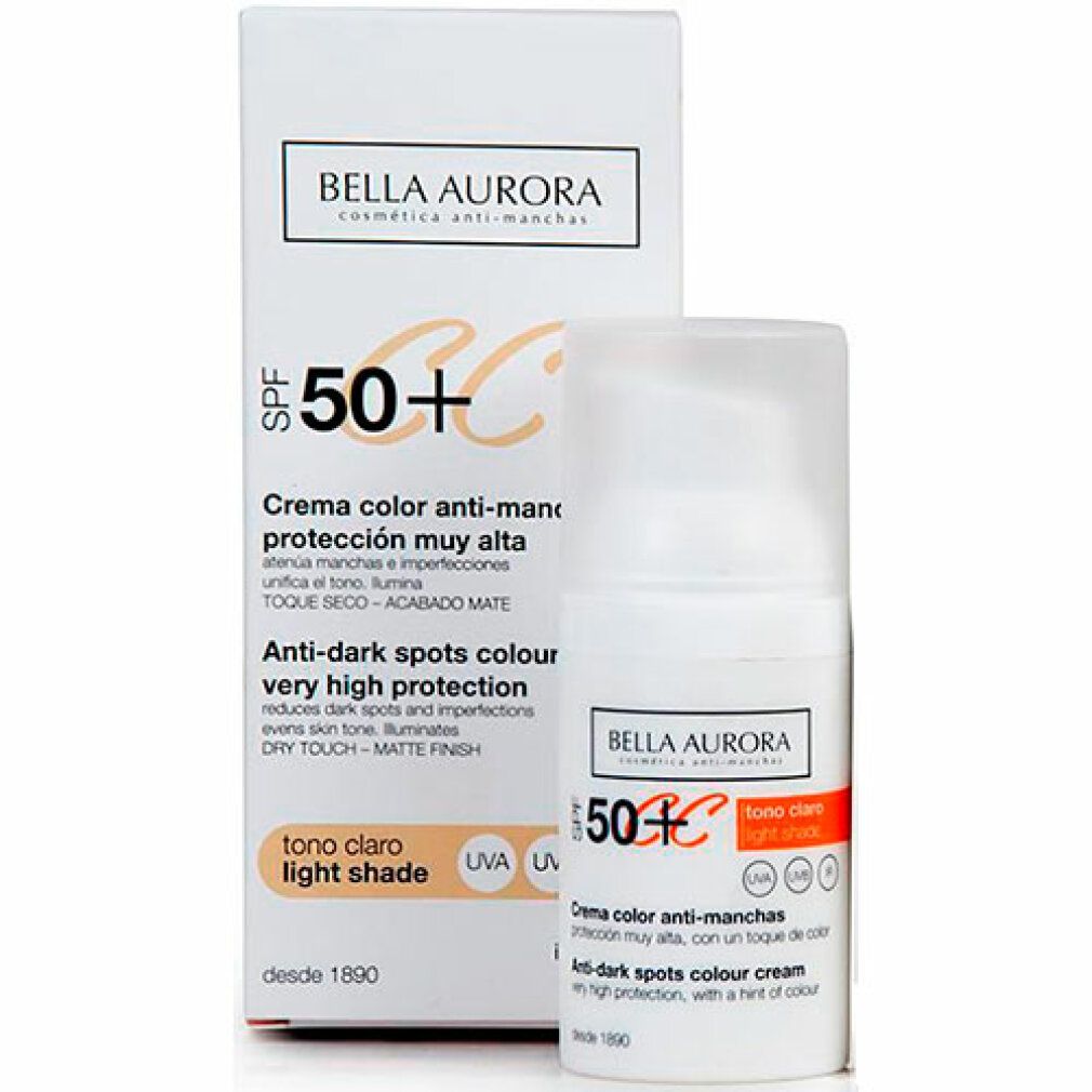 cc cream anti-manchas tono claro SPF50+