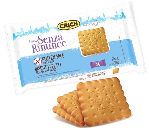 Biscotti Petit Senza Glutine e Senza Lattosio - Crich