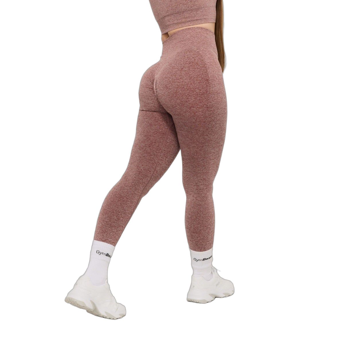 GymBeam Leggings Damen High Waist nahtlos FLO Mauve