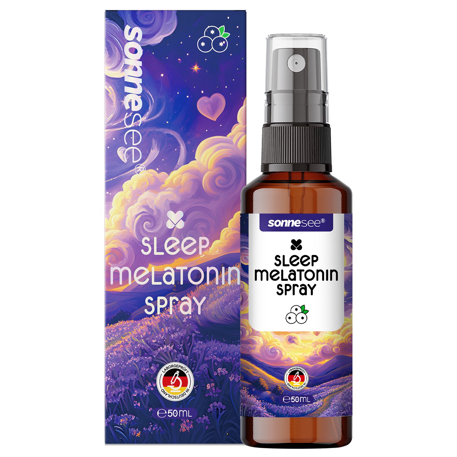 Sonnesee Sleep Melatonin Spray Kirsche 50 ml Tropfen