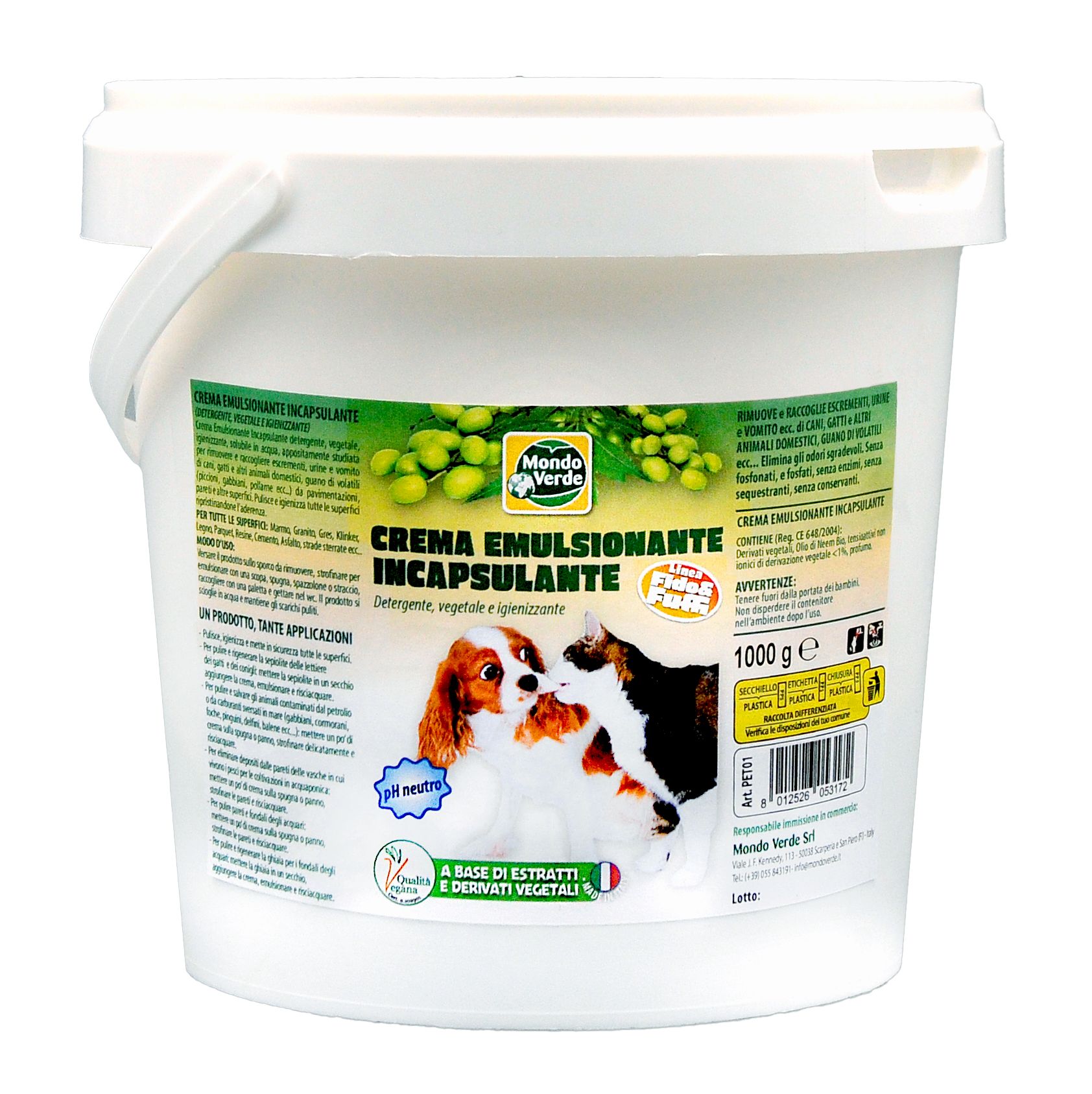 Mondo Verde - Crema Emulsionante Incapsulante 1000 g (PET01)