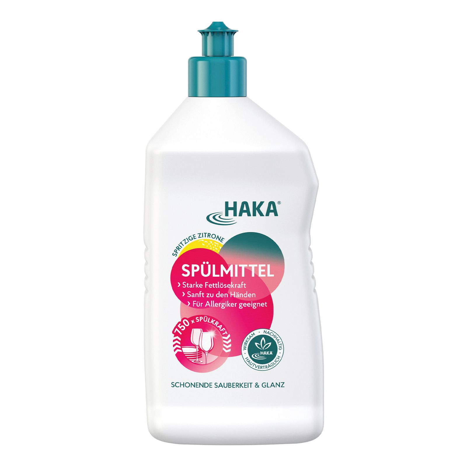 Haka Spülmittel Zitrone, Handspülmittel 750 ml Flüssigkeit