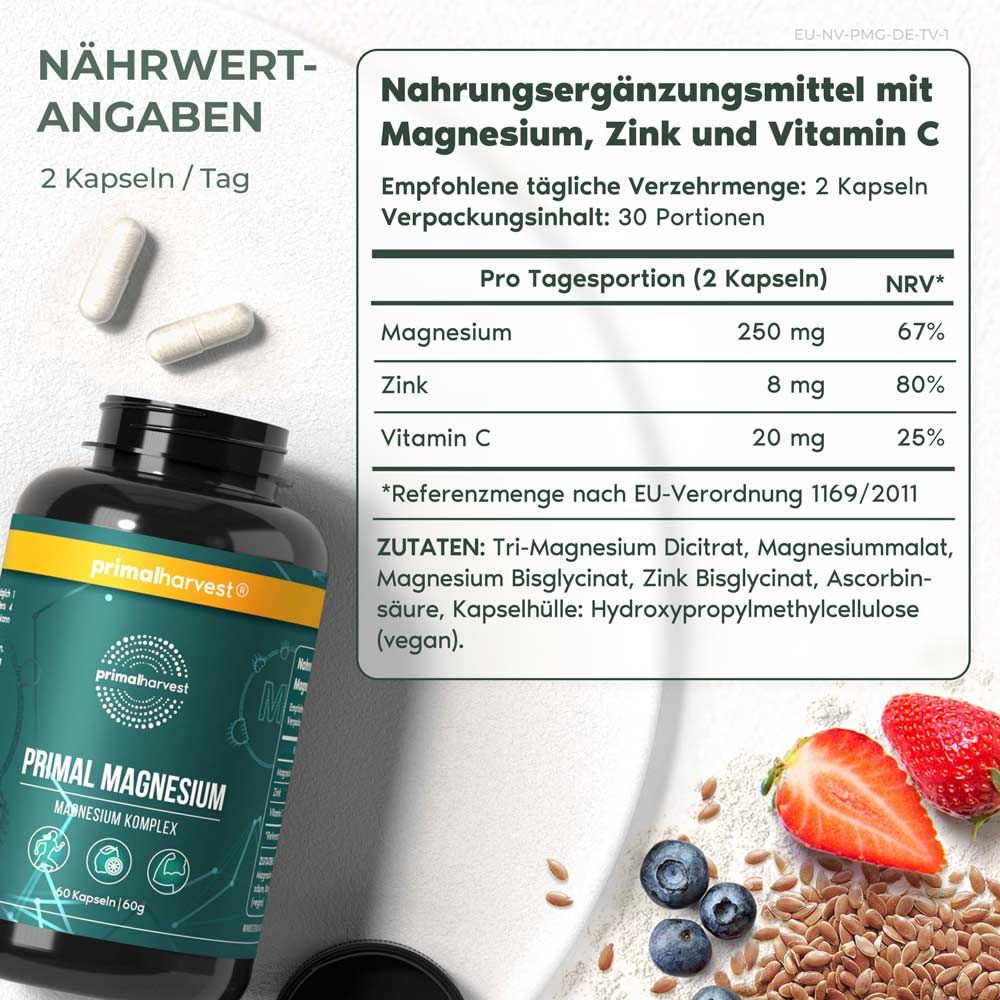 Primal Magnesium von Primal Harvest®