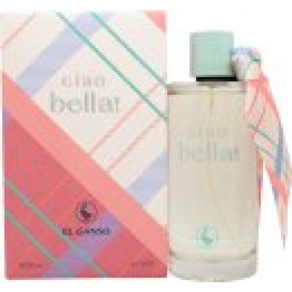 Eau de Toilette-Flakon und Verpackung. Aufschrift "ciao bella!". Marke "El Ganso".