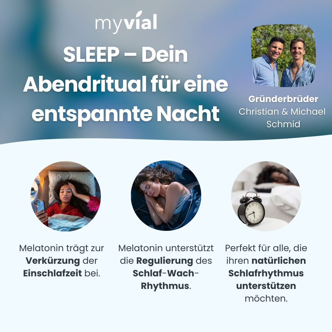 myvial® Sleep Melatonin Bonbons - zuckerfrei & vegan mit Safran & Rosenöl 60 St