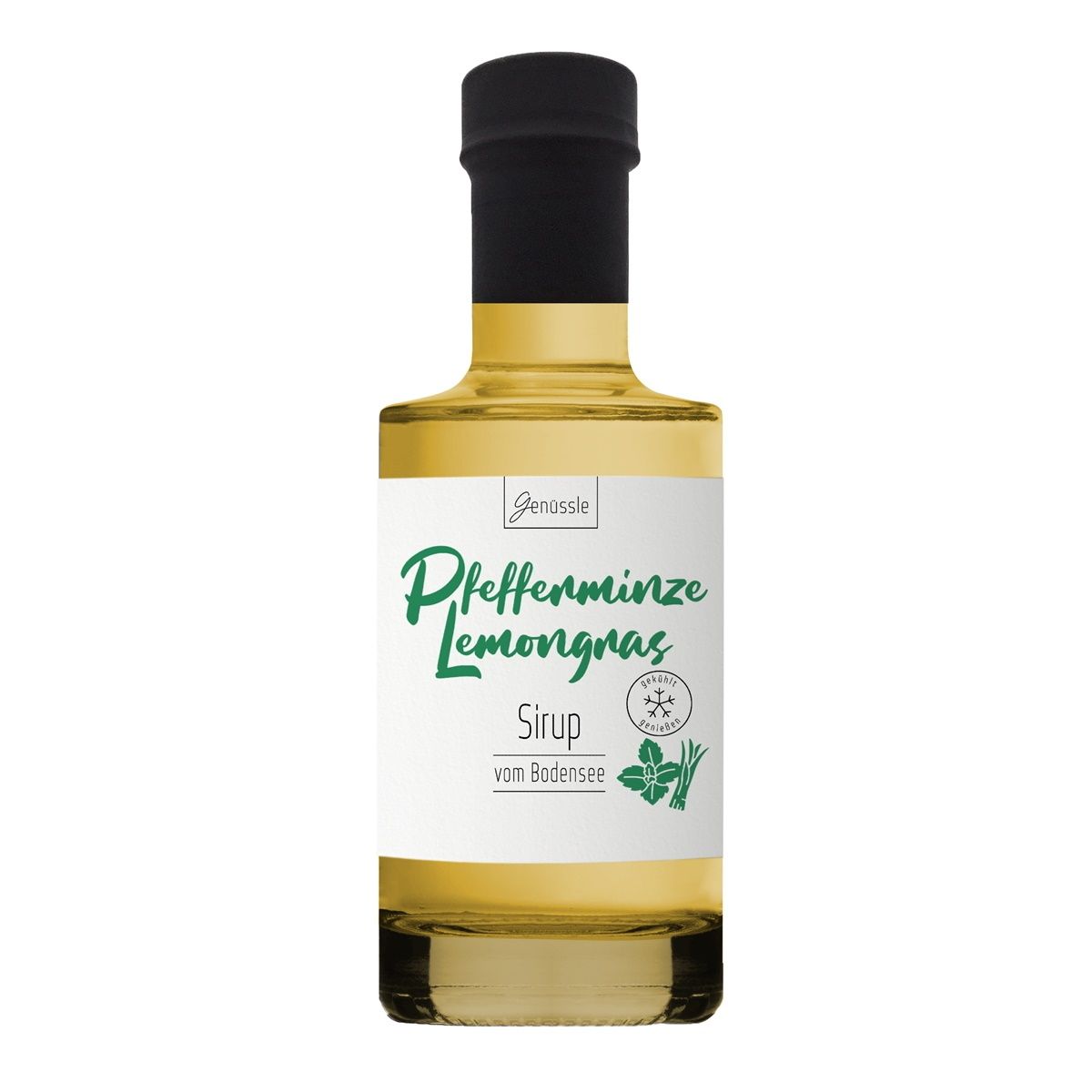 Genüssle Pfefferminze-Lemongras Sirup 200 ml