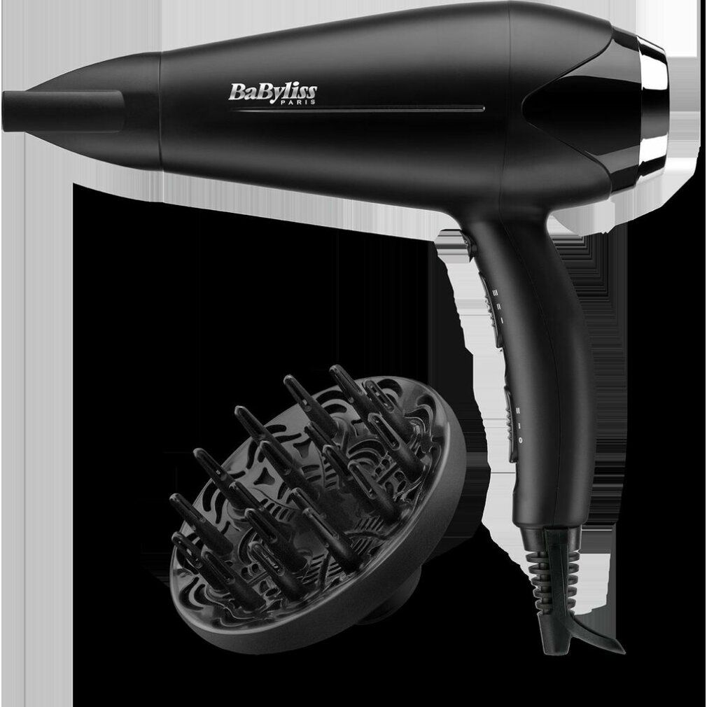 BaByliss Haartrockner D572DE Turbo Smooth 2200 schwarz/silber