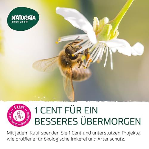 Naturata: 1 Cent für ein besseres Übermorgen. Unterstützung ökologischer Imkerei und Artenschutz.