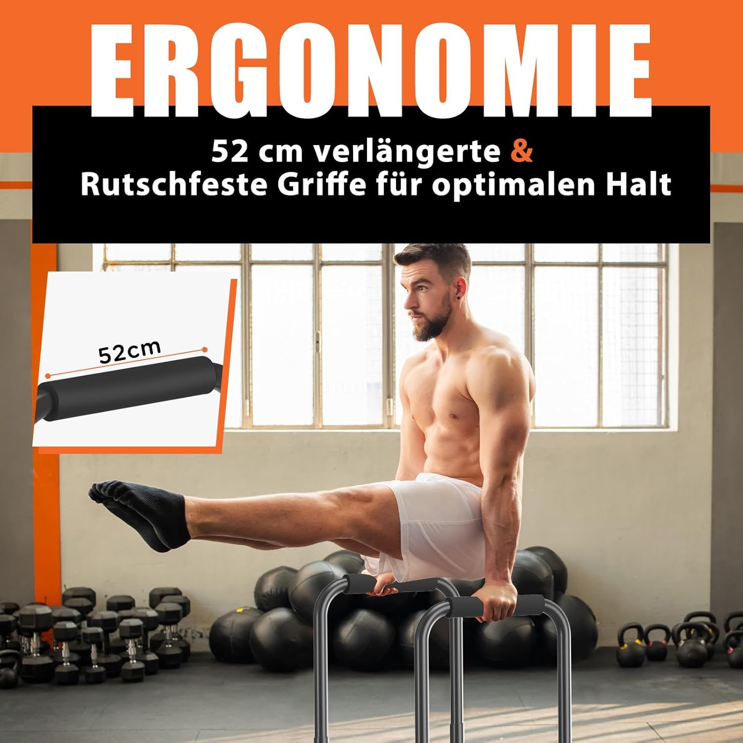 DH FitLife Dip höhenverstellbar Station