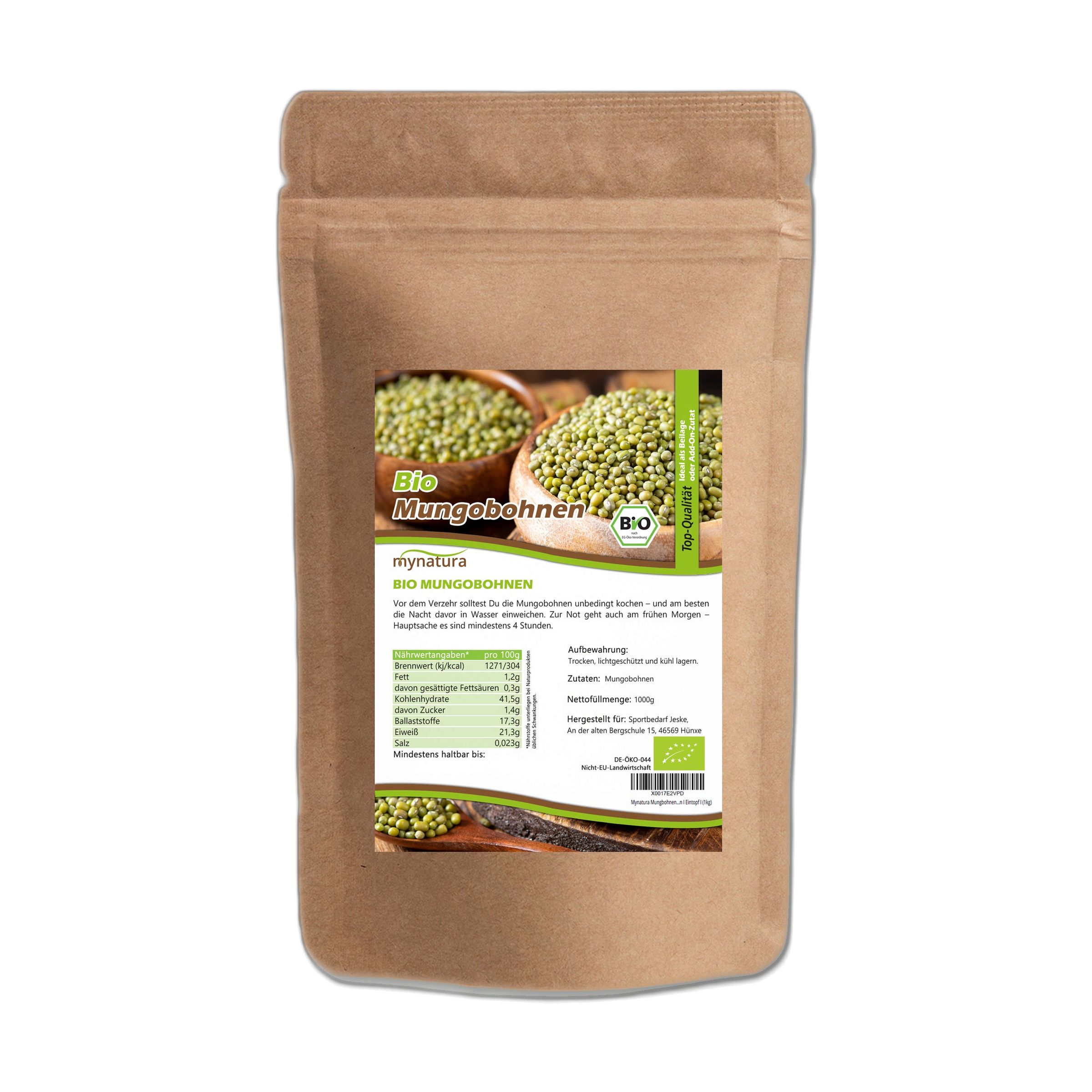 Mynatura Bio Mungobohnen 1000 g