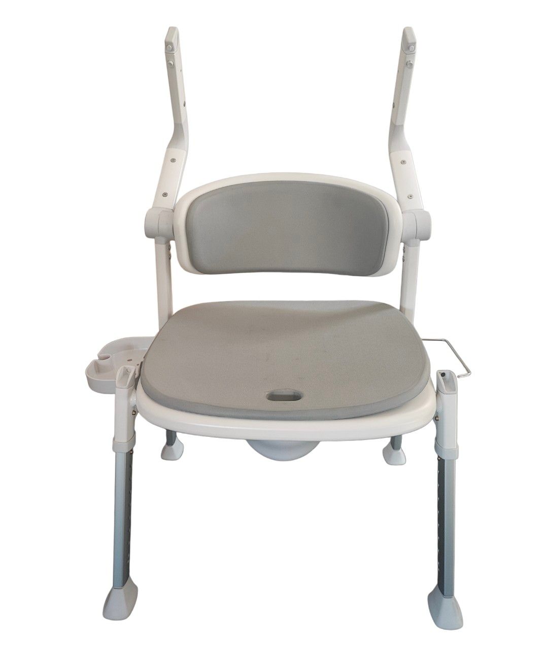 Versa Sitz- und Toilettenstuhl grau