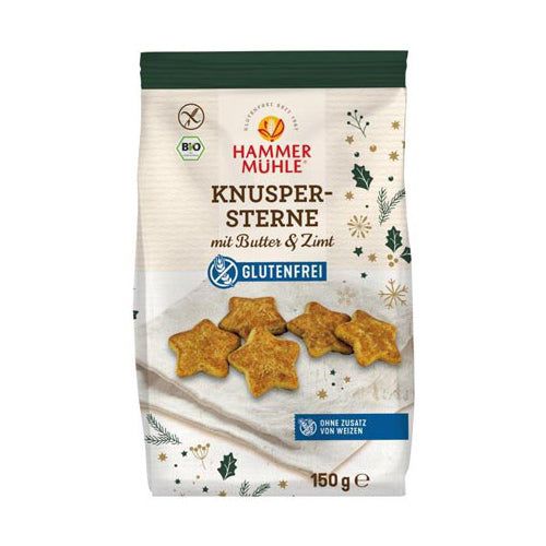 Hammermühle Knuspersterne Butter & Zimt glutenfrei