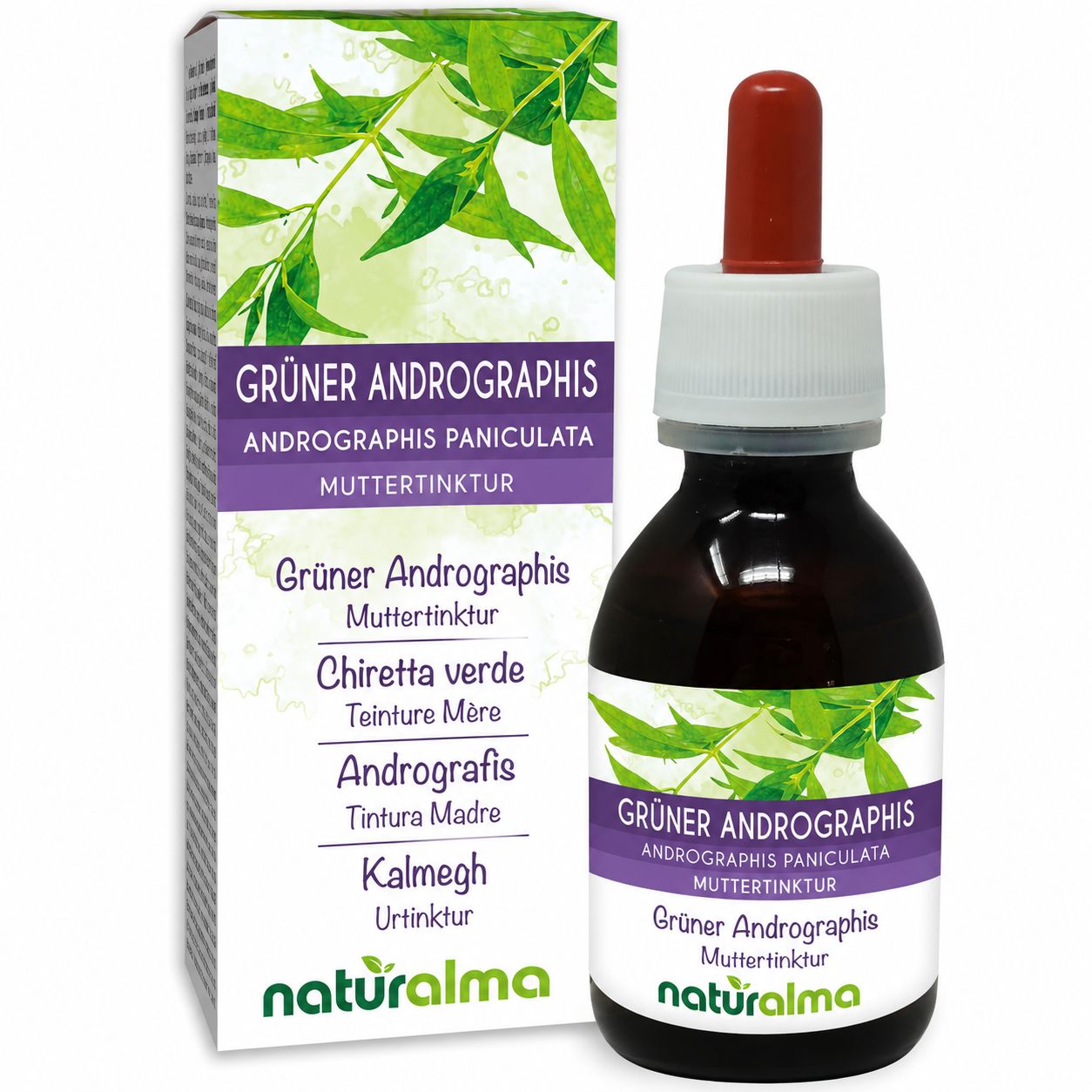 Naturalma Kalmegh (Andrographis paniculata) alkoholfreie Tropfen 120 ml