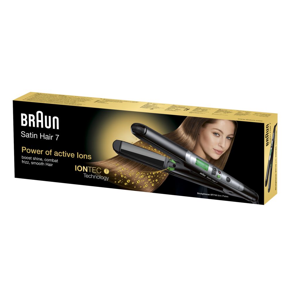 Braun - Haarglätter "Satin Hair 7 Straightener ST710 " in Schwarz