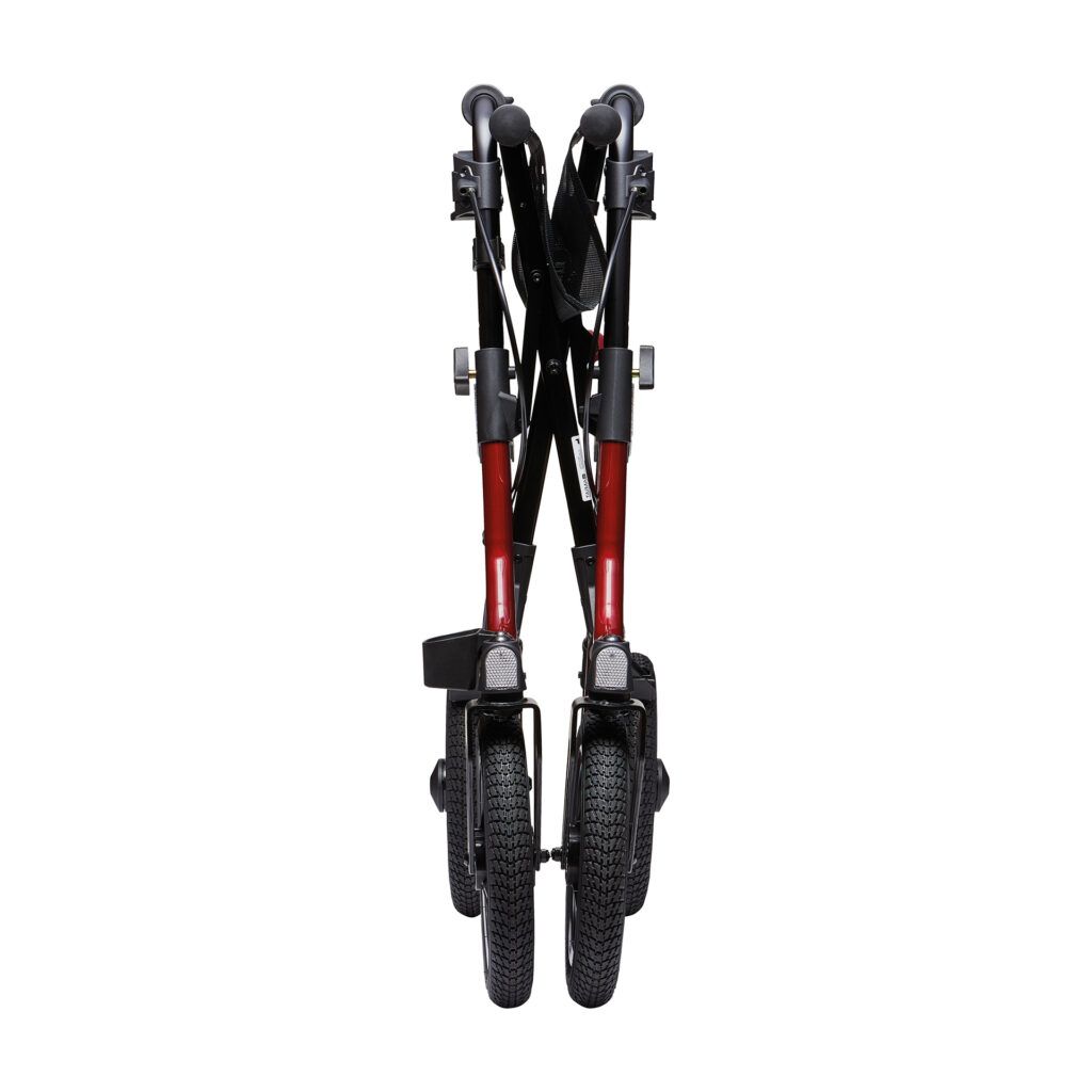 Dietz Taima XC Air Rollator rot, 12" Luftbereifung, 9,1 kg