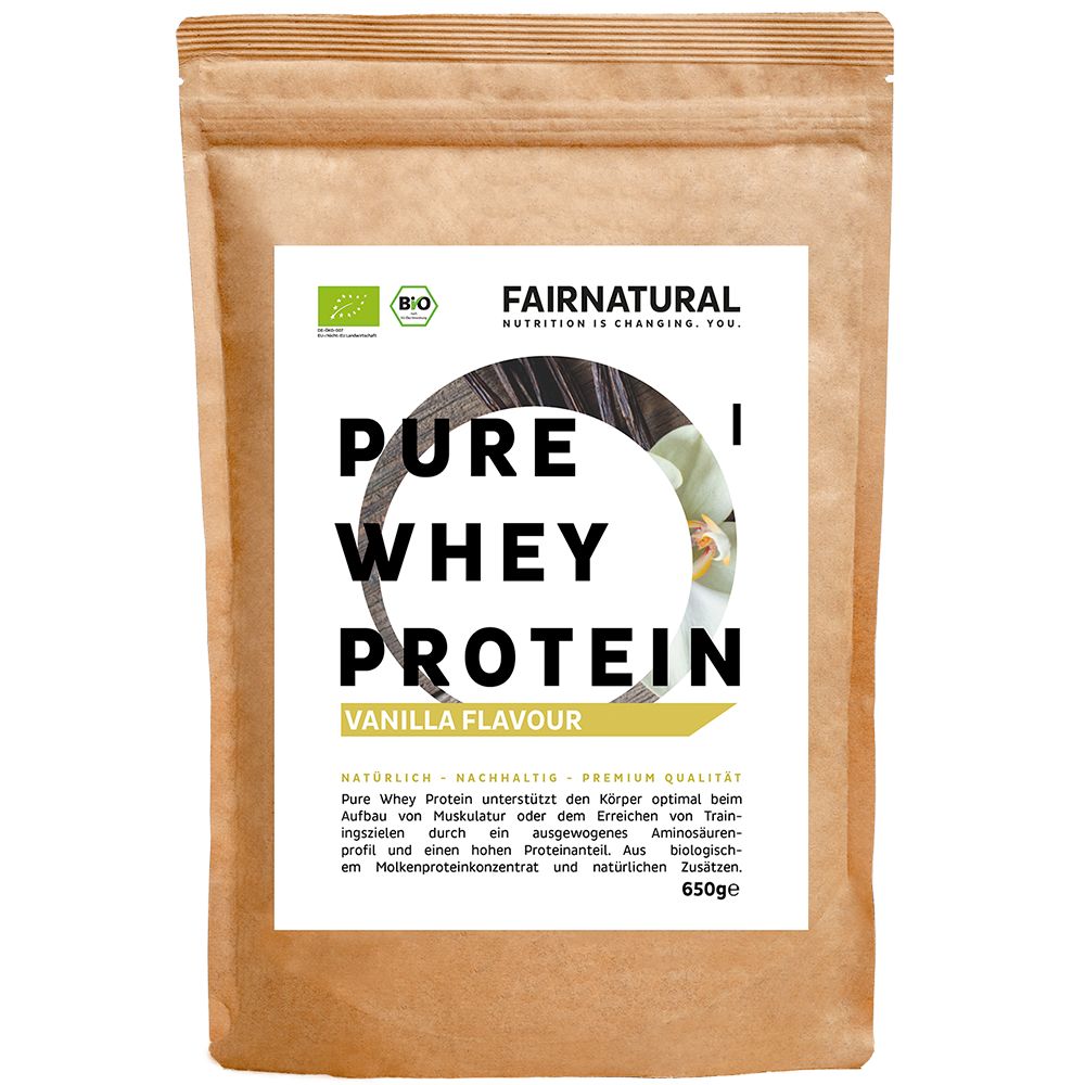 Fairnatural Bio Whey Protein-Pulver 600 g Konzentrat