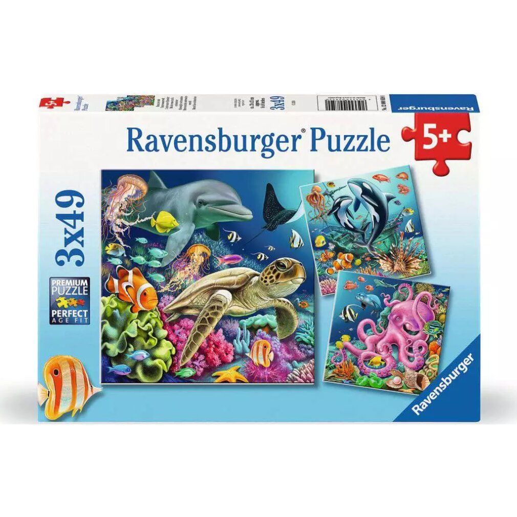 Ravensburger - Puzzle unter Wasser 3x49p