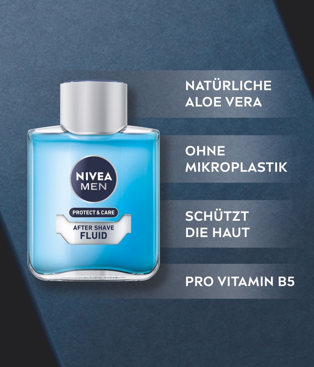 NIVEA MEN After Shave Protect & Care Fluid Aloe Vera