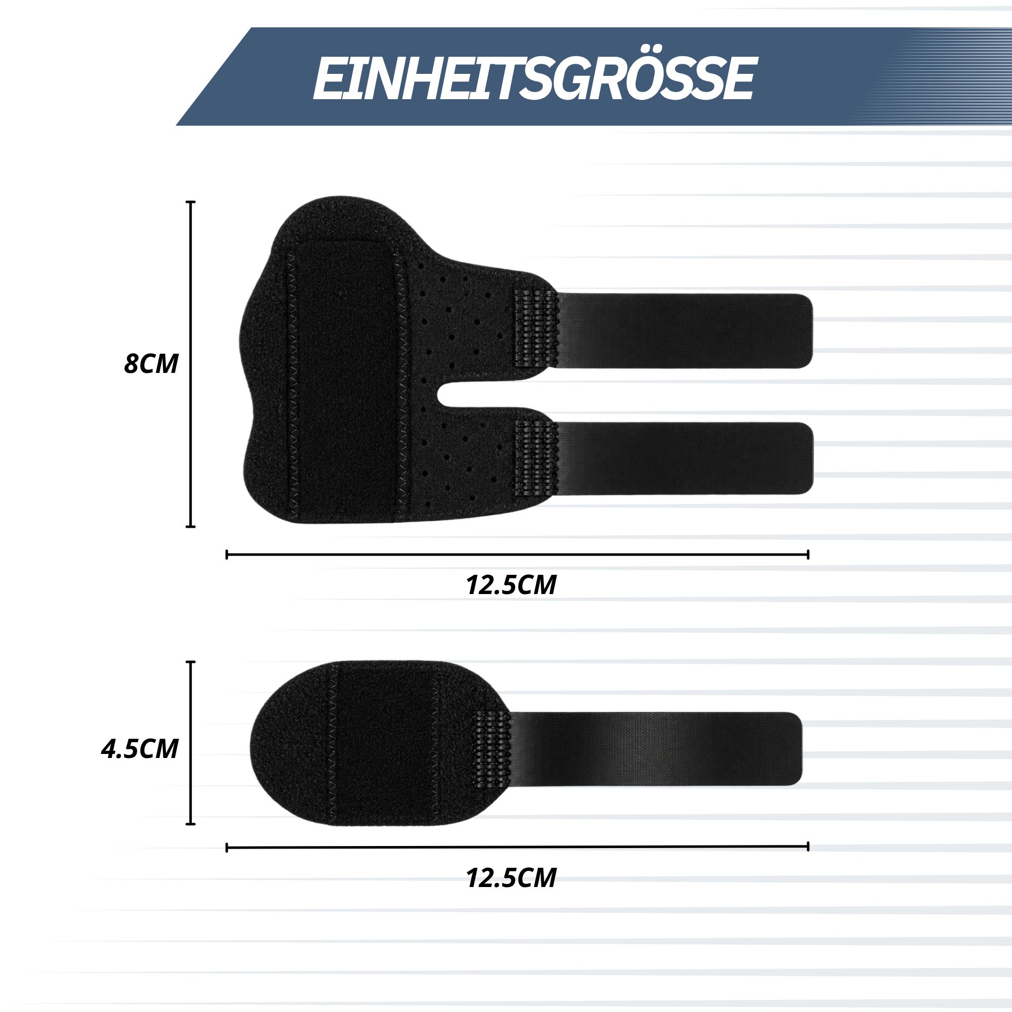 Trebin Fingerschiene mit Aluminiumkern