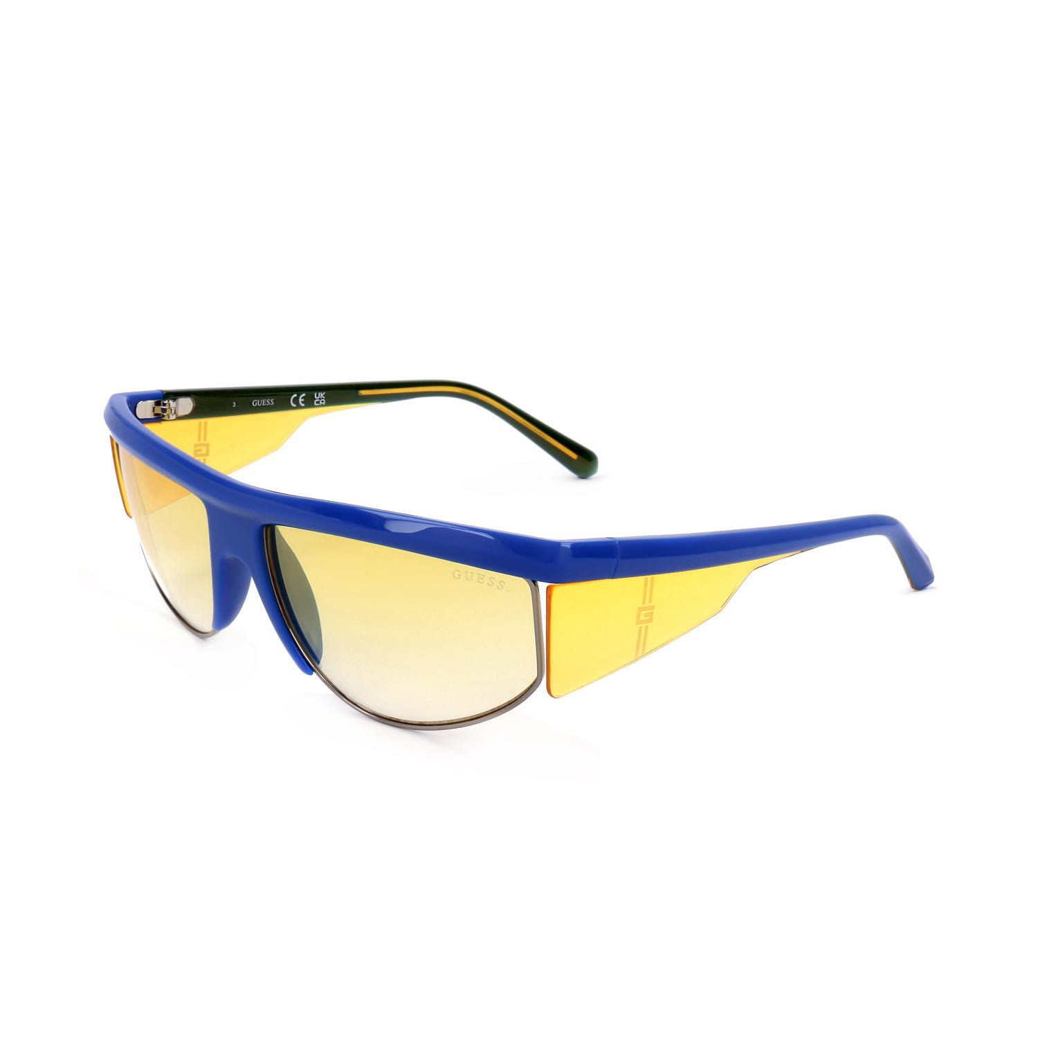 Guess Uomo Occhiali Da Sole Gu00072 Blue 1 St