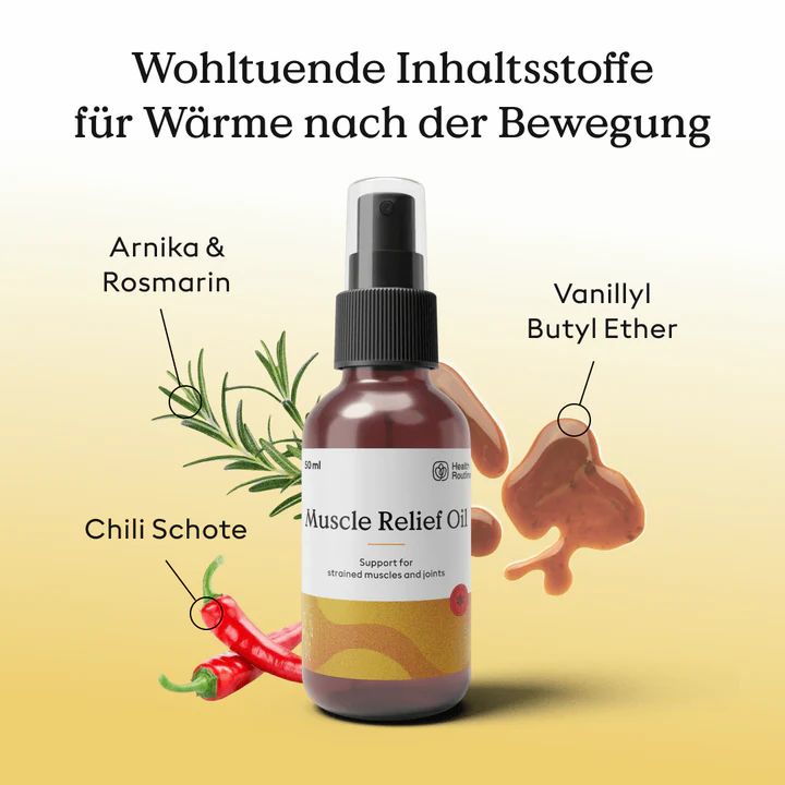 Health Routine Muscle Relief Oil