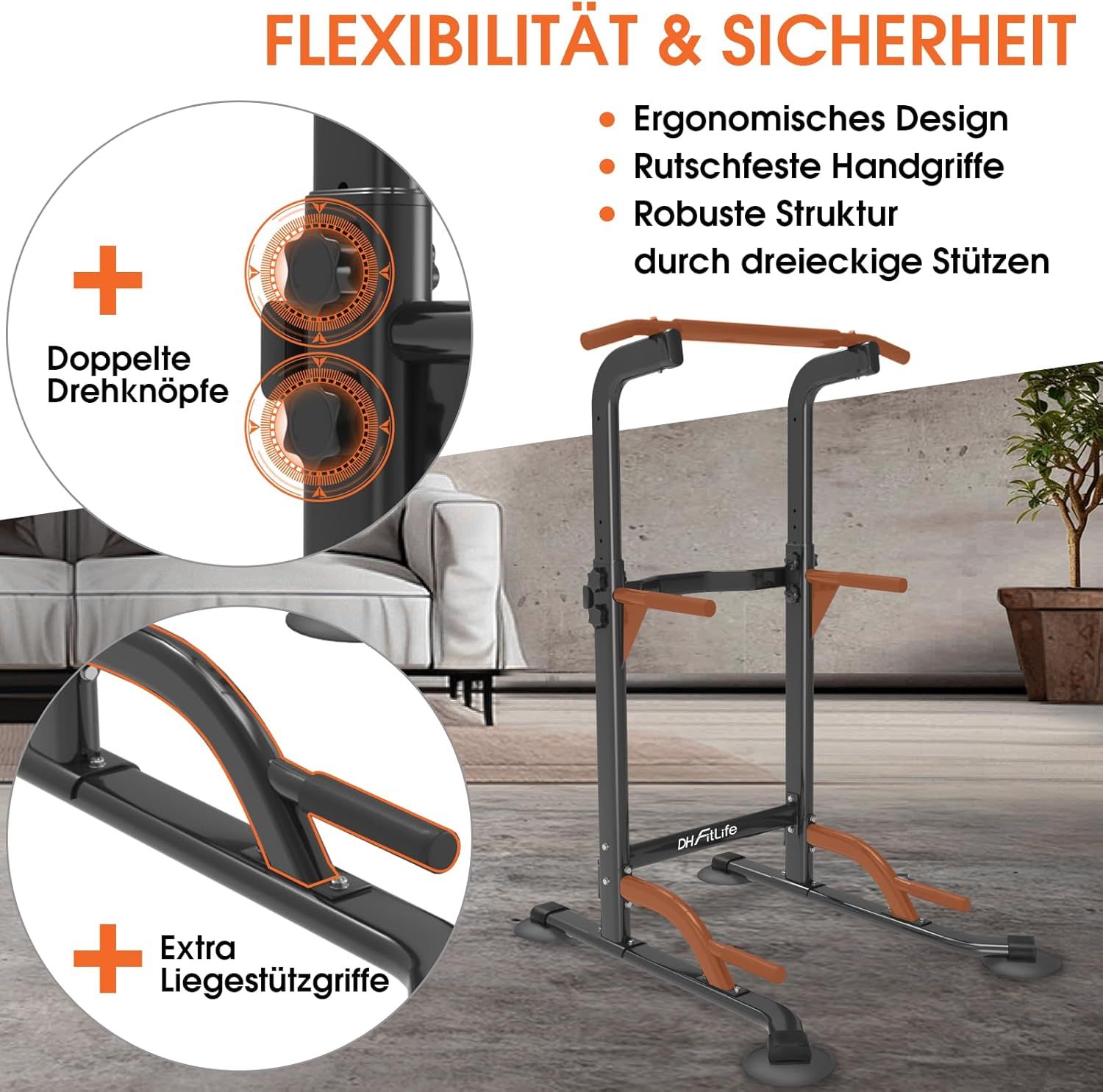 DH FitLife Dip Station
