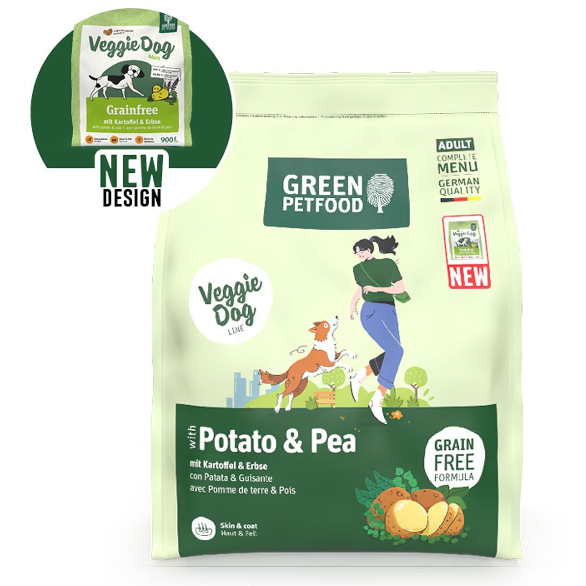 Green Petfood with Potato & Pea