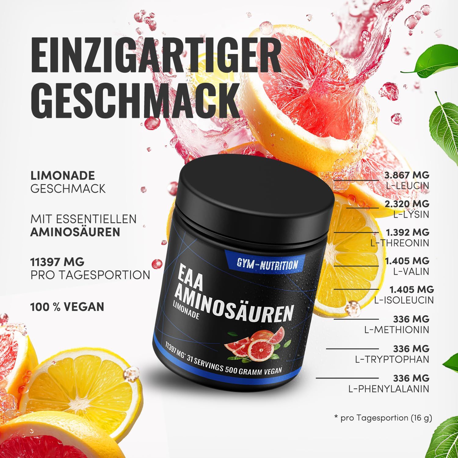 Gym Nutrition EAA Pulver
