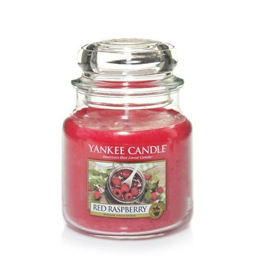 Yankee Candle Duftkerze im Glas Medium Rot Raspberry