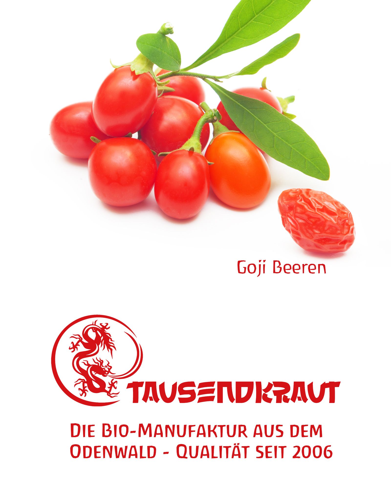 Tausendkraut Goji Beeren BIO